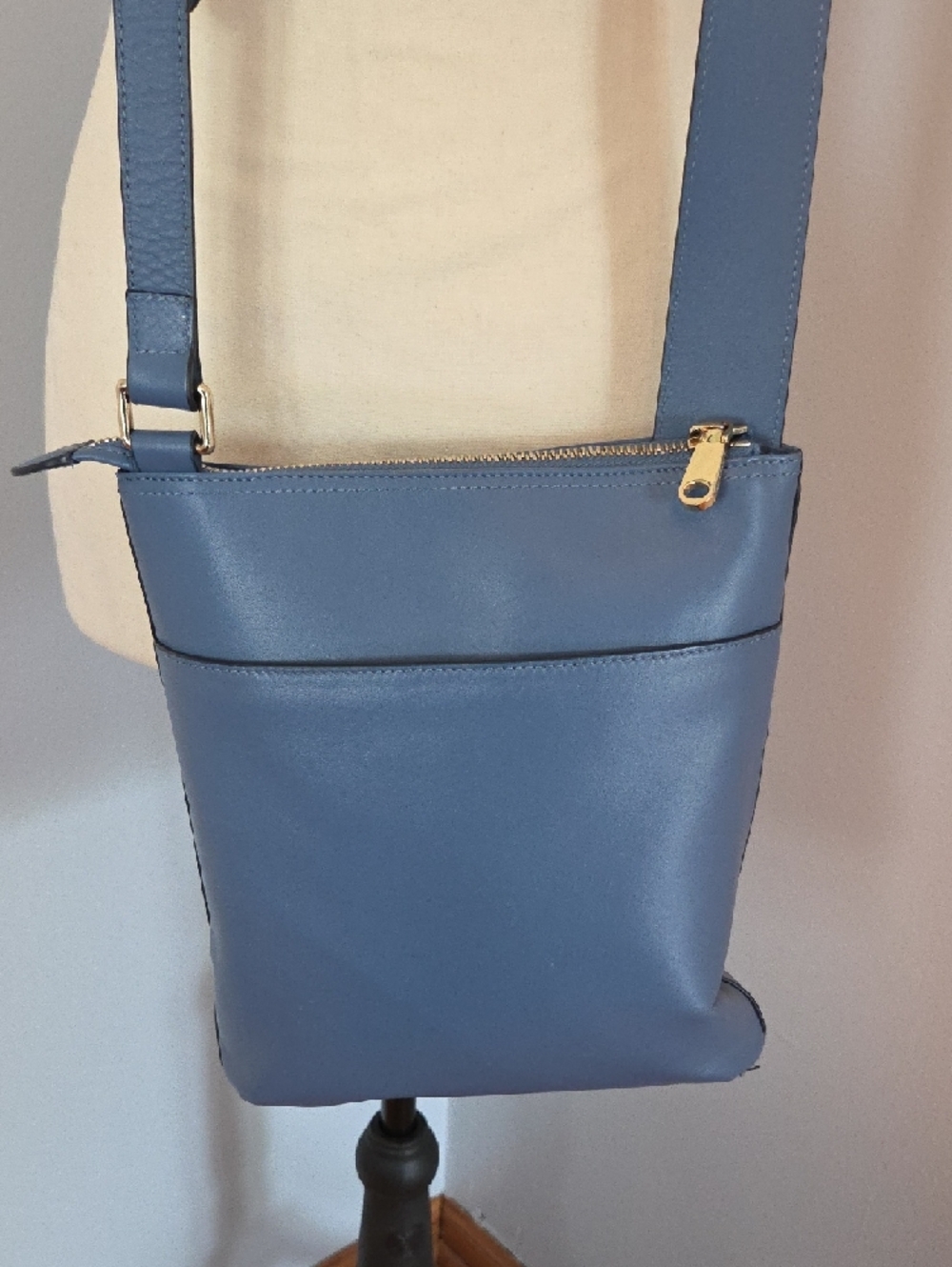 RADLEY LONDON Dusty Blue Leather Crossbody Bag - Picture 3 of 7